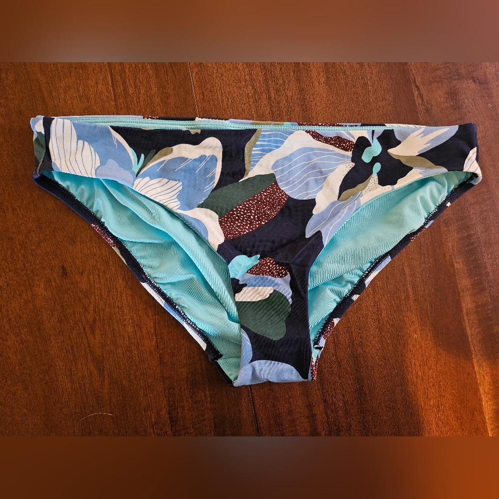 Atheta Clean Medium swim bottom Hero Bloom Dress Blue M Medium